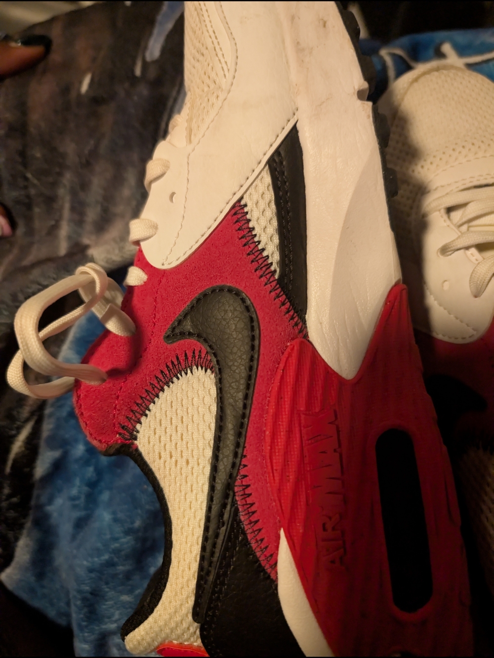 Nike Air Max Red Black White Sneakers